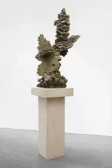Cairn #IV by Bryan Hunt, 1998, bronze on granite base, granite plinth, offered Mar 2014
