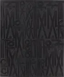 RETNA, Study of Lexicon, 2012, acrylic, enamel, crystalline on canvas