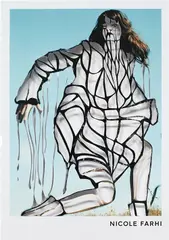 Amie Dicke, Nicole Farhi, 2003, ink on cut-out, off-set lithograph