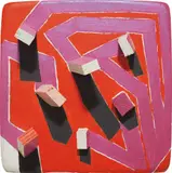 Cordy Ryman, Snake Maze, 2006, acrylic on wood