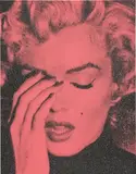 Russell Young, Marilyn Crying, 2013, acrylic, screenprint, diamond dust on canvas