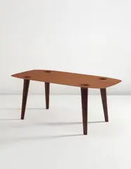 Micarta Table by Marc Newson, 2006, linen phenolic composite, aluminum, sold Mar 2014