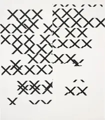 Wade Guyton, Untitled, 2006, Epson UltraChrome inkjet on linen