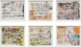 Mark Bradford, The Father’s “NO”, 2007, acrylic, felt-tip pen, silver coated paper, printed paper collage on gypsum