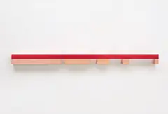 Untitled (79-35) by Donald Judd, 1979, copper, anodized aluminum, sold May 2014