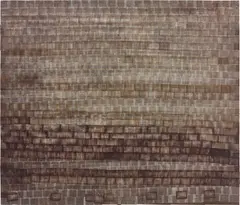 But You Better Not Get Old by Mark Bradford, 2003, photomechanical reproductions, acrylic gel medium, permanent-wave end papers and additional mixed media on canvas, sold May 2014
