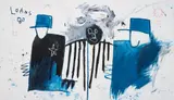 Jean-Michel Basquiat, Untitled, 1981, acrylic, oilstick on canvas