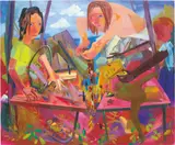 Dana Schutz, Reformers, 2004, oil on canvas