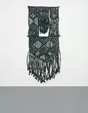 Amanda Ross-Ho, White Goddess #1 Wall, 2007, acrylic on cut canvas, incised sheetrock, wood, screws, gaffers tape, wrapping paper