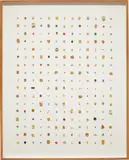 Tom Friedman, Untitled (cereal), 2002, cereal, glue, paper, wood frame