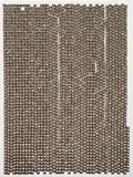 Dan Colen, Haddad, 2013, steel studs on canvas