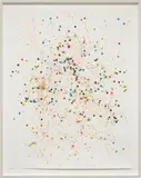 Dan Colen, To be titled, 2011, M&M's on paper