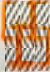 Untitled by Nathan Hylden, 2007, acrylic on linen, sold May 2014