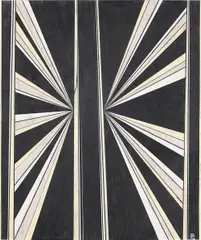 Untitled by Mark Grotjahn, 2002, colored pencil on paper, sold May 2014