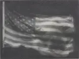 American Flag No. 7 by Zhang Huan, 2008, ash, charcoal and resin on canvas, sold May 2014