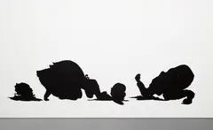 Kara Walker, Untitled, 1996-98, cut paper, adhesive