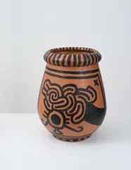 Untitled by Keith Haring, 1988, ink on terracotta, sold May 2014