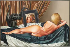 Mel Ramos, Rokeby Venus (Velazquez Version), 1975, oil on canvas