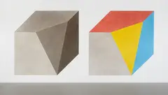 Wall Drawing 415B by Sol LeWitt, 1984, india ink wash, sold May 2014