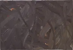 Vermalung (Braun) by Gerhard Richter, 1972, Öl auf Leinwand, sold May 2014