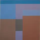 David Novros, Untitled, 1973, oil on canvas