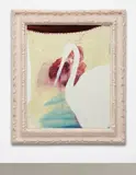 Untitled (Swan Lake Painting) by Julian Schnabel, 1998, oil, resin, enamel on canvas, in artist's frame, sold May 2014
