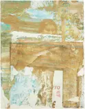 Secret (anagrams) by Robert Rauschenberg, 1996, vegetable dye transfer on paper, sold May 2014