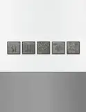 Jim Dine, Tampa Tool Reliefs, 1973, cast aluminum relief, in 5 parts
