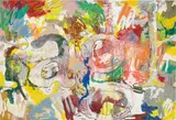 William Anastasi, Untitled (Babadad VII), 1989, oilstick on linen