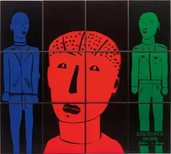 Coloured Skins by Gilbert&George, 1981, gelatin silver prints, 12 parts, sold May 2014