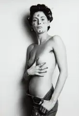 S.0.S. Starification Object Series by Hannah Wilke, 1974, black and white photograph, sold May 2014
