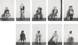 Nine works: Untitled #364, #365, #367, #368, #370, #371, #373, #374, #376 by Cindy Sherman, 1976-2000, gelatin silver prints, sold May 2014