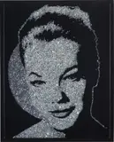 Romy Schneider (from Pictures of Diamond Dust) by Vik Muniz, 2004, chromogenic print, offered May 2014