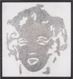 Reversal Grey Marilyn (from Pictures of Diamond Dust) by Vik Muniz, 2003, chromogenic print, sold May 2014
