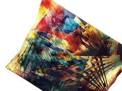 Mariah Robertson, 45, 2010, color print on metallic paper