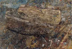 Ellen Altfest, Two Logs, 2005, oil on canvas
