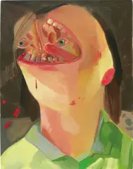 Dana Schutz, Face Eater, 2004, oil on canvas