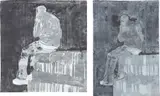 Hurvin Anderson, Two works: (i) Seated Figure 1; (ii) Number 10