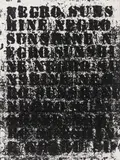 Glenn Ligon, Study for Negro Sunshine #49