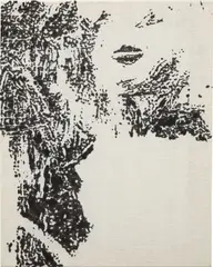 Nate Lowman, Discount Marilyn, 2011, alkyd on linen