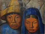 Alfredo Ramos Martínez, La Pareja en azul