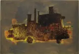 José Ángel Acosta León, Máquina, circa 1960, oil on board, laid on canvas
