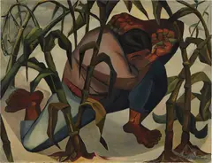 Eduardo Kingman, La Helada, 1953, oil on canvas