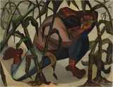 Eduardo Kingman, La Helada, 1953, oil on canvas