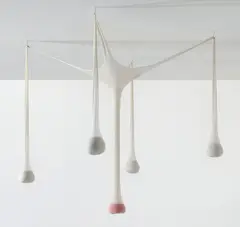 Untitled by Ernesto Neto, 2006, lycra, tulle, polypropylene and glass seed beads, sold May 2014