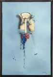 Julio Galán, Patrick, 1997, oil and found objects on canvas