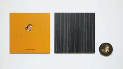 Rubén Torres Llorca, The Space Between, 1981, acrylic on canvas, in 3 parts
