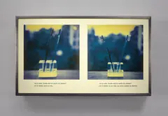 Silvia Gruner, Botiquin, 1999, duratrans print in lightbox