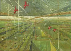 Douglas Pérez Castro, Evidencia, 2005, oil on canvas