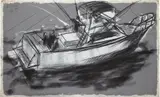 Kcho, Untitled, 2006, acrylic and charcoal on canvas